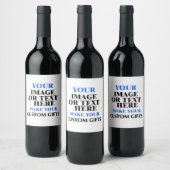 Eigene, Personalisierte Bauweise Weinetikett (Flaschen)