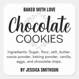 Eigene Personalisierte Bezeichnung HM001_10sqv1 Quadratischer Aufkleber