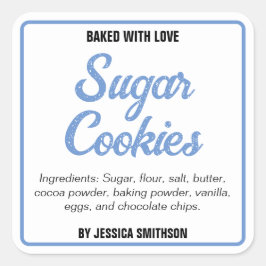 Eigene Personalisierte Bezeichnung HM001_20sqv2 Quadratischer Aufkleber