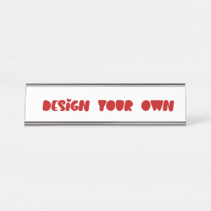 Eigene Personalisierte Gestaltung Schreibtischnamensplakette