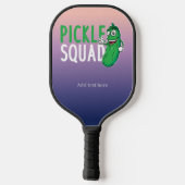 Eigene Picknickfamilie Pickleball Schläger (Rückseite)