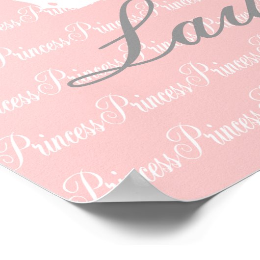 Eigene Princess-Printwerbung Poster (Ecke)