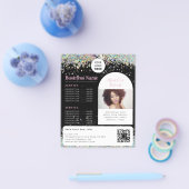 Eigene Promotion Östhetiker Holo Glitzer Black Flyer (Einzeln)