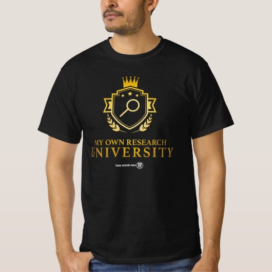Eigene Recherche U - 22 Minuten Wert T-Shirt (Vorderseite)