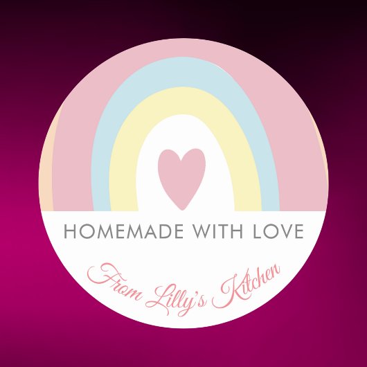 Eigene Regenbogensicherung Kleinaufkleber Runder Aufkleber