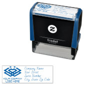 Eigene Rücksendeadresse für das Logo für Unternehm Permastempel (Beispiel)