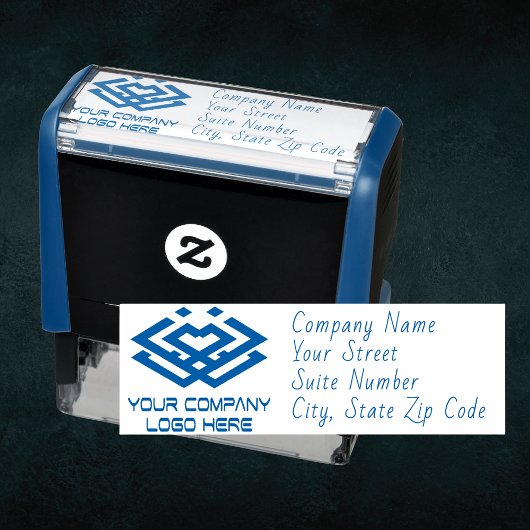Eigene Rücksendeadresse für das Logo für Unternehm Permastempel