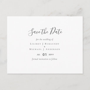 Eigene Save the Date Vorlagen hinzufügen von Grafi Postkarte