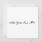 Eigene Schmetterlinge zum Geburtstag Einladung (Rückseite)