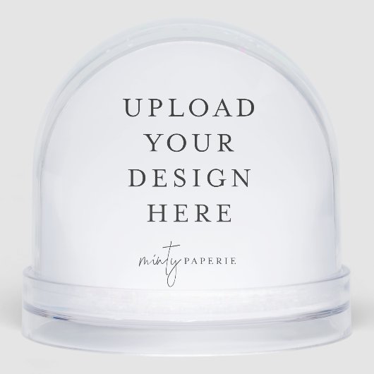 Eigene Schneeglobe erstellen Schneekugeln (Vorderseite)