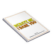 Eigene Schule für lustige Rede und Diskussion Notizblock (Rechte Seite)