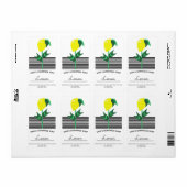 Eigene Seife Business Lemon Streifen (Vorne)