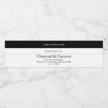 Eigene Seife Hinzufügen Ihres Logos Schwarze Bar F