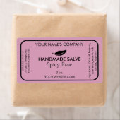 Eigene Seifen oder Salben Labels Moderne Leaf-Seif (Insitu)