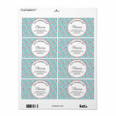 Eigene Seifenfirma Cherry Wasserfarbe Etikett (Vorne)