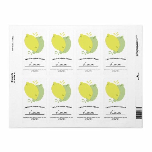 Eigene Seifensparte Limon (Vorne)