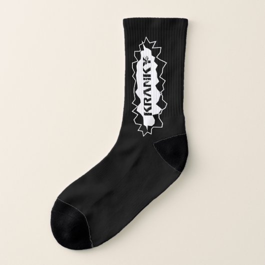 Eigene Socken mit Namen oder lustigen launischen A (Links - Außen)