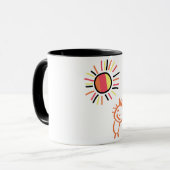 eigene Sonne machen Tasse (Vorderseite Links)