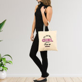 Eigene Sportart "Play like a Girl" lustiges Zitat Tragetasche