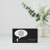 eigene Sprechblase schaffen Visitenkarte (Stehend Vorderseite)