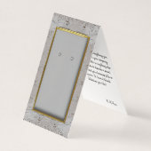 Eigene, Stehende Ofenplatine mit Goldrahmen (Vorderseite)