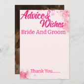 Eigene stilvolle, moderne Minimal-Hochzeit Hinweiskarte (Vorne/Hinten)