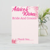 Eigene stilvolle, moderne Minimal-Hochzeit Hinweiskarte (Stehend Vorderseite)