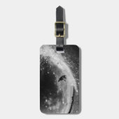 Eigene Surf-Foto-Reise hinzufügen Gepäckanhänger (Vorderseite vertikal)