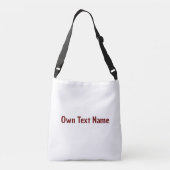 Eigene Textbezeichnung Druckbeutel-Wallets-Handtas Tragetaschen Mit Langen Trägern (Rückseite)