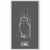 EIGENE TIERLEITUNG WIRD ZUM EIGENTUM AUFKLEBER (Vorderseite)