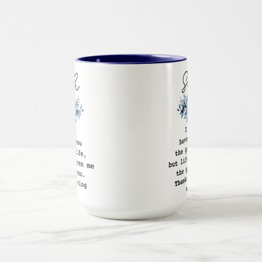 Eigene Tochter in Recht Geschenk von Mutter in Rec Tasse (Zentrum)