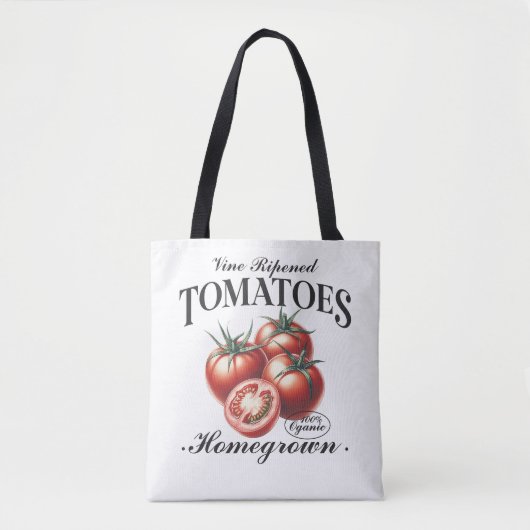 Eigene Tomaten Vintag Tomaten Frucht Design Tasche (Vorderseite)