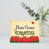 Eigene Tomatenkarte Postkarte (Stehend Vorderseite)