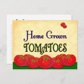 Eigene Tomatenkarte Postkarte (Vorne/Hinten)