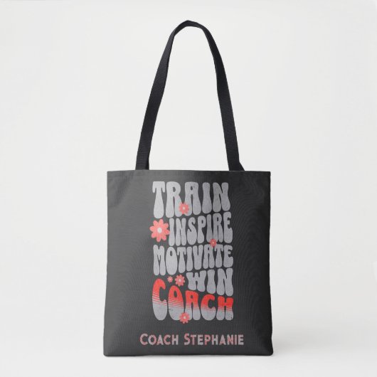 Eigene Trainingskurse Inspirier Win motivieren Tasche (Vorderseite)