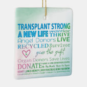 Eigene Transplantation Neues Leben Keramikornament (Rechts)