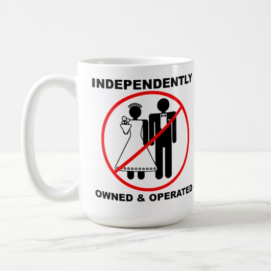 Eigene und betriebene Funny Mug Kaffeetasse (Links)
