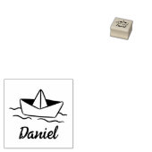 Eigene Unterschrift für das Kid-Boot Gummistempel (Stempel)