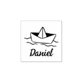 Eigene Unterschrift für das Kid-Boot Gummistempel (Prägung)