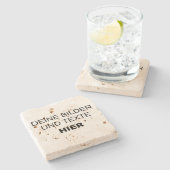 Eigene Untersetzer gestalten - Naturstein (Seitenansicht)