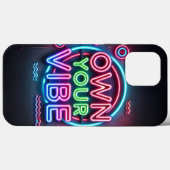 Eigene Vibe - Neon iPhone Case (Rückseite (Horizontal))