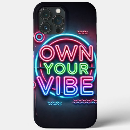 Eigene Vibe - Neon iPhone Case (Rückseite)