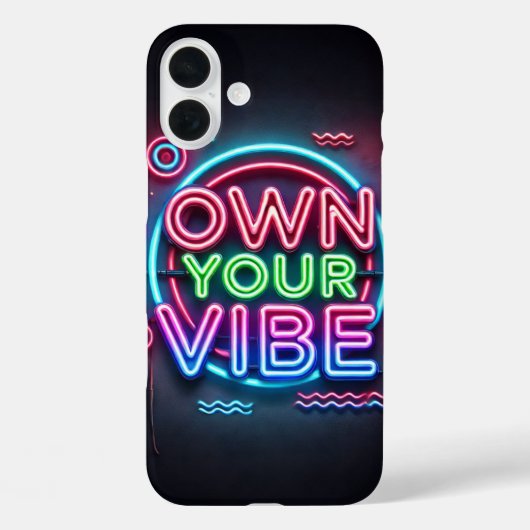 Eigene Vibe - Neon iPhone Case (Rückseite)