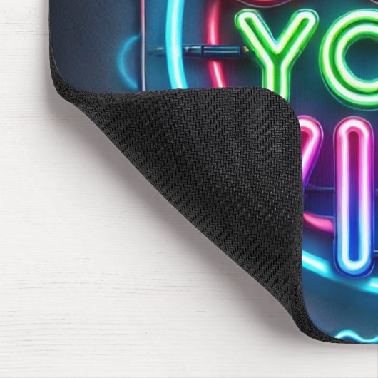 Eigene Vibe - Neon Mouse Mat Mousepad (Ecke)