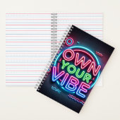 Eigene Vibe - Neon Spiral Notebook Notizblock (Innen)