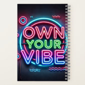 Eigene Vibe - Neon Spiral Notebook Notizblock (Rückseite)