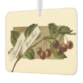 Eigene Vintage Kirschen Retro Frucht Alte Schule Autolufterfrischer (Links)