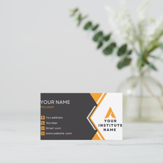 eigene Visitenkarte (Stehend Vorderseite)