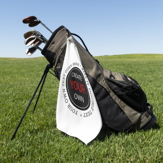 Eigene Vorlage erstellen - Personalisierte Vorlage Golfhandtuch (Gras)