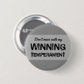 Eigene Wahl 2016 Mein Gewinnertemperament Button (Vorne & Hinten)